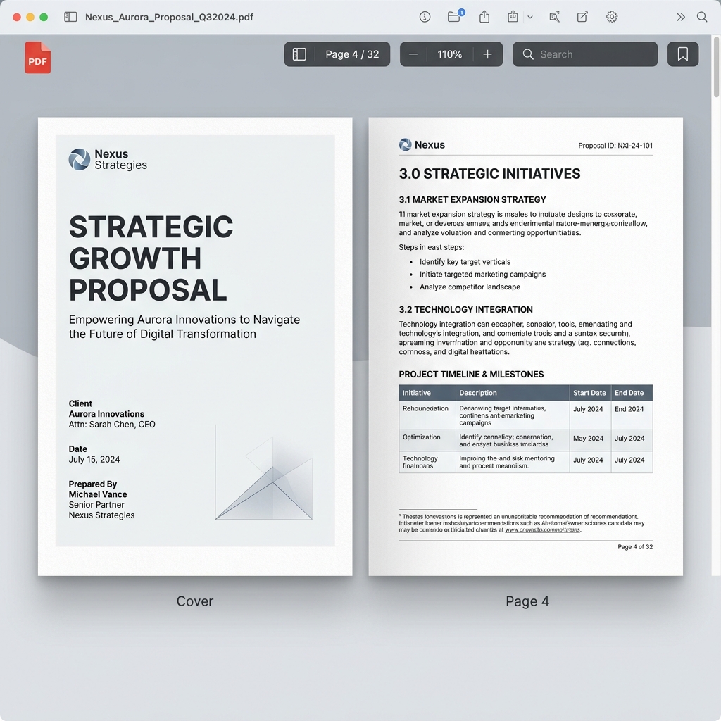 Clean Structured Document